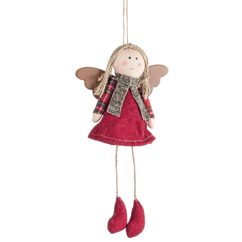 The Seasonal Aisle British Angel Hanging Figurine Ornament Wayfair.co.uk